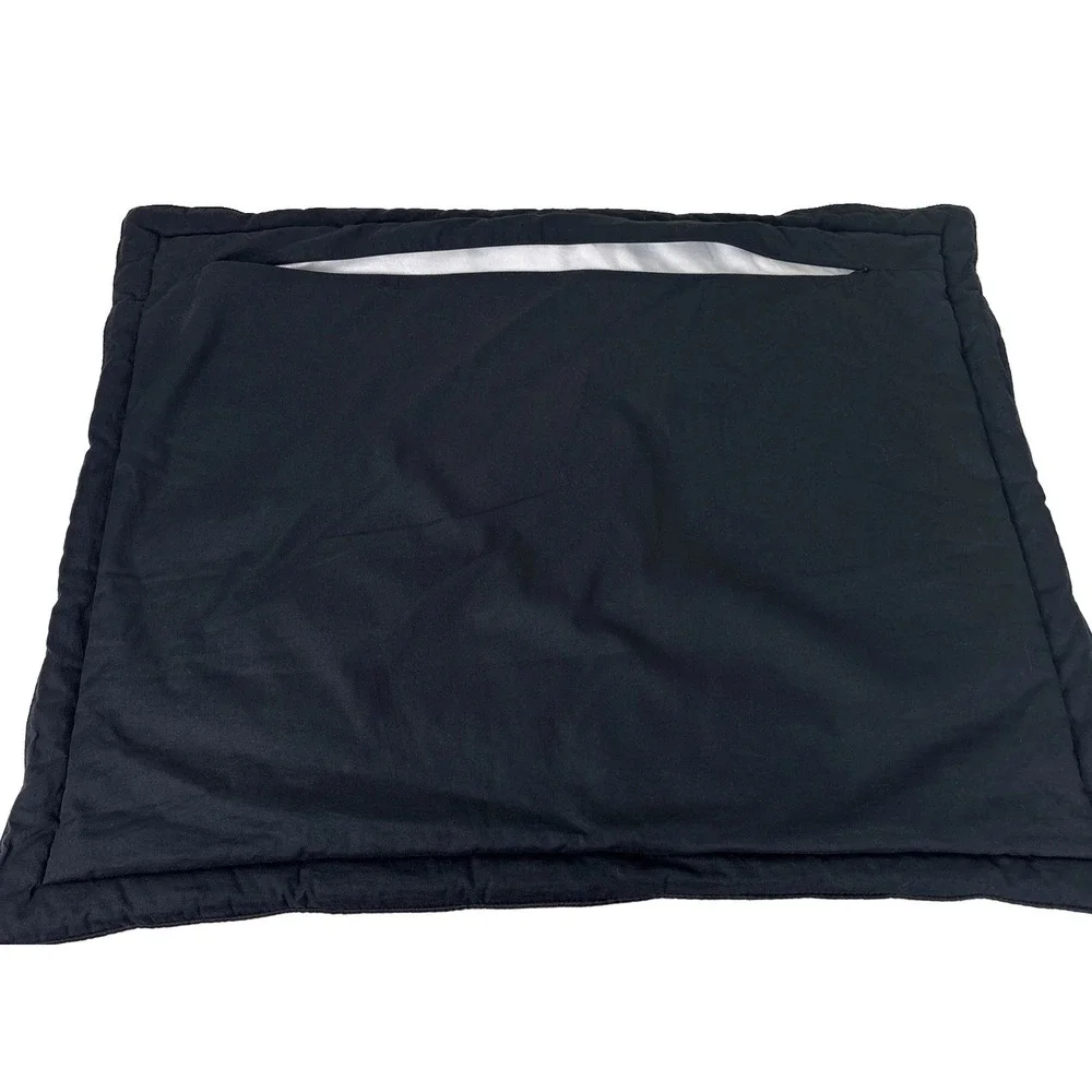 Set of 2 Biltmore Standard Pillow Shams Jacobean Paisley 21 x 27 Black